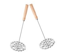 ABOOFAN 2 Pezzi Stampo per Fritti Domestici con Design per Bunuelos e Waffle Alluminio Utensile Versatile per Snack e Dolci Salati Facile da Pulire e Maneggevole