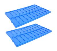 ABOOFAN 2 Pezzi Supporti per Vetrini da Microscopio con Slot Piastra Essiccazione Riutilizzabile per Laboratorio Antiscivolo e per Studi Microbiologici e Cellulari Aumenta Efficienza e