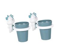 ABOOFAN 2 Pezzi Tazza per Collutorio per Tazza di Collutorio dei Cartoni Animati Bicchiere da Bagno Portaspazzolino Riutilizzabile Bicchieri per Spazzolini da Denti per Pp