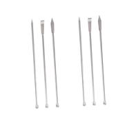 ABOOFAN 2 set Cucchiaio Per Campionamento Mini Cucchiai Da Laboratorio Piccole Pale Per Medicinali Cucchiaini Micro Cucchiai Dosatori Per Medicinali Cucchiai Da 3 pezzi*2