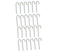 ABOOFAN 2 Set Lecca-Lecca Dell'albero di Natale Luci Fatate Gommoso Caramella Luci Natalizie Christmas Lights Xmas Tree Ciondoli Lecca-Lecca Cartellini Appesi in Canna Acrilico 12 Pezzi*2