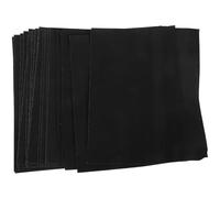 ABOOFAN 20 Pezzi Carta Abrasiva Ad Acqua Soluismo Di Carta Vetrata Per Finitura in Metallo Bagnata Per Auto Documento Abrasivo Per Progetti Fai -da -te Nero
