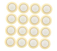 ABOOFAN 20 Pezzi Cicalino Volere Chitarra Trasduttore Cicalini Acustico Ponte Vibrazione Microfono Piezoelente Disco a Membrana Pratici Pickup Piezo Disc Rame Golden