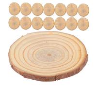 ABOOFAN 20 pezzi Fette Legno Naturale con Corteccia per Decorazioni Natalizie e Progetti Artistici Robuste e Durevoli per Lavoretti Creativi