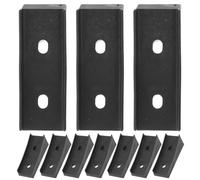 ABOOFAN 20 Pezzi Protezioni per Pavimenti per Piedini di Mobili a Forma di Barca, 20 Pezzi Cuscinetti in Gomma Antiscivolo per Gambe di Sedie da Ufficio, Tappetini per Sedia per Moquette e