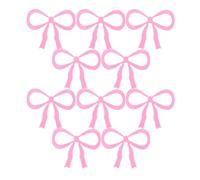 ABOOFAN 20pezzi Segnabicchieri Acrilici Forma Di Fiocco Per Vino Etichette Decorative Per Bicchieri Per Feste Compleanni e Matrimoni Design Elegante e Romantico