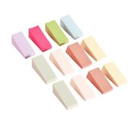 ABOOFAN 24 pezzi Spugne Triangolari per Unghie Gradiente Blocchi di Spugna Morbida per Nail Art DIY Strumenti Nail Coloring Manicure Professionale Leggera e Compatta