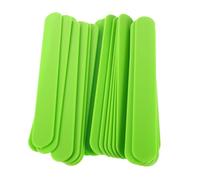 ABOOFAN 25 Pezzi Bastoncini per Pressa Lingua in Plastica Verde Riutilizzabili per Applicazioni Mediche di Laboratorio per Ragazzo Ragazza Sicuri e Affidabili