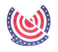 ABOOFAN 2pezzi Bunting Patriotico Usa Con Bandiera Ventaglio Per Decorazioni Di Festa Per Luglio Indipendenza e Festeggiamenti All Aperto