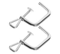 ABOOFAN 2pezzi Morsetto Fissaggio Macchina per Pasta Resistente per Cucina Manuale Accessorio per Stendi Pasta in Casa Clip Antiscivolo per Operazione Stabile