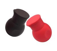 ABOOFAN 2pezzi Silicone Melting Pot per Microonde Biscotti e Caramelle con Coperchio Colore Rosso e Cioccolato Facile da Pulire