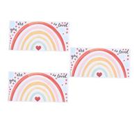 ABOOFAN 3 Adesivi Murali Arcobaleno Per Cameretta Delle Bambine Set Di Adesivi Murali Decorativi Per La Casa