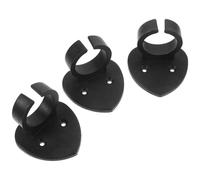 ABOOFAN 3 pezzi Clip per Microfono Cuore in Plastica Supporto Adesivo per Microfoni Wired e Wireless Fissaggio Sicuro per Interviste e Presentazioni