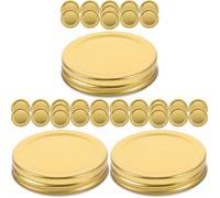 ABOOFAN 3 Pezzi Coperchi Per Barattoli Di Vetro 2.76 Pollici Coperchi Riutilizzabili Per Conserve a Tenuta Stagna Tappi Vasetti Compatibili Bormioli Sigillanti Per Marmellate E Prodotti Freschi