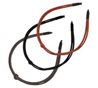 ABOOFAN 3 pezzi Fasce per Capelli Donna in Pelle Annodata da Sottili Leggere e Resistenti Accessori Moda Capelli per Ragazze e Donne