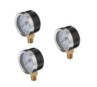 ABOOFAN 3 Pezzi Manometro Pressione Npt Psi Bar Compressore Aria Mini Doppia Scala con Custodia in Facile da Installare e Portatile
