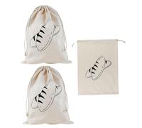 ABOOFAN 3 Pezzi Sacchetti Di Pane Lino Riutilizzabili Con Cottore Per Il Pane Fatto A Lievito A Lievitazione Fatta in Casa Vegetale Traspirante E Resistente Per Molteplici Usi