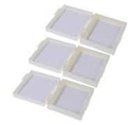 ABOOFAN 3 Pezzi Scatola Porta Vetrini Microscopio in Abs Resistente con Scomparti Numerati per Laboratorio Ricerca Scientifica e Didattica Colore Casuale