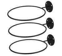 ABOOFAN 3 pezzi Supporto da Parete per Palloni Sportivi Portapalloni Calcio e Basket in Ferro Espositore per Casa e Negozio Organizzatore Verticale per Palloni Rugby e Altro