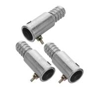 ABOOFAN 3 Set Adattatori Terminali Filettati in Alluminio per Manici Scopa e Mop Connettori Resistenti e Leggeri con Filo Americano Kit Riparazione per Utensili Pulizia Casa e Ufficio