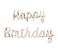 ABOOFAN 3 Set buon compleanno ritagli decorazione della parete da appendere con lettere segni del bambino da parete parete arredamento ritagli di parole svuotare