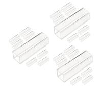 ABOOFAN 3 Set Cuvette Trasparenti Da Cuvette Piccole Per Esperimenti Laboratorio Utilizzo Facile E Osservazione Chiara Della Reazione Materiale Plastico Per Precisi 8 Pezzi*3