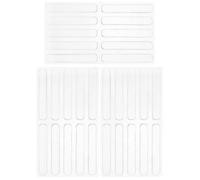 ABOOFAN 30 Pezzi Paracolpi in Silicone per Mobili, Flessibili | Adesivo Protettivo, Non Si Strappa Né Deforma, per Laptop e Cassetti, Tre Pezzi Trasparenti