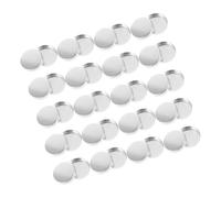 ABOOFAN 30 pezzi Vaschette Ombretti Rotondi in Alluminio Palette Trucco Vuote Compatte e Leggere Contenitori Makeup per Ragazze e Donne Strumento DIY per Ombretti Facile da Trasportare