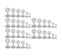 ABOOFAN 36 Pezzi Plastic Doll Joint Connectors Removable for DIY Bear And Plush Limb Crafting for Soft Toy Assembly And Head Joints