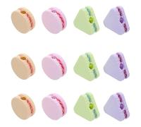 ABOOFAN 36 pezzi Temperamatite Forma di Biscotto Mini Affilamatite Manuali Portatili per Studenti e Artisti per Scuola e Casa Design Kawaii Compatto per Matite Colorate Disegno