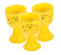 ABOOFAN 3pezzi Ciotole Ceramiche Per Offerta Buddha Per Meditazione Con Design Di Accessori Per Altare e Rituali Religiosi