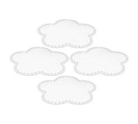 ABOOFAN 4 Pezzi Base in Acrilico a Fiore per Borsa Fai da Fori | Trasparente, Installazione Facile, Uso Versatile, Struttura Robusta, per Uscite Quotidiane ed Eventi Speciali