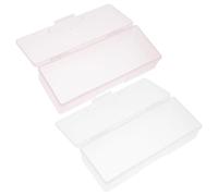 ABOOFAN 4 pezzi Custodie Porta Strumenti Manicure in Abs Resistente Organizer Pennelli Nail Art con Design Compatto per Smalti e Accessori per Casa e Regalo