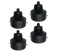 ABOOFAN 4 Pezzi Tweeter Piezoelettrico per Auto, Mini Clacson Nero in | Struttura Razionale, Aspetto Solido, Lunga Durata, Uso come Tromba a Vento, Accessorio per Impianto
