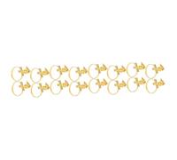 ABOOFAN 4 Set Portatovagliolo Da Comunione Compleanno Agriturismo Cena Rosa Portatovaglioli Anello Portatovagliolo Porta Del Tovagliolo Decorazioni Per La Tavola Lega Golden 4 Pezzi*4