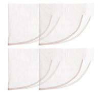 ABOOFAN 4pezzi Base per Parrucca in Pizzo Morbido e Traspirante, Retina per Parrucche Comfortevole per Realizzazione e Chiusura di Parrucche