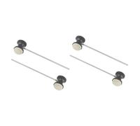 ABOOFAN 4pezzi Battenti Per Grancassa Per Percussioni Accessori Per Strumenti Risposta Veloce e Suono Compatibile Kit Batteria Standard