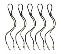 ABOOFAN 5 Pezzi Cordino per Occhiali Regolabile in Nylon e Lega di Zinco | Leggero e Riutilizzabile, Facile da Portare, Effetto Bello, per Occhiali e Mascherine