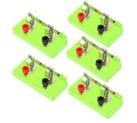 ABOOFAN 5 Pezzi Interruttori a Levetta Spst in Rame per Esperimenti di Fisica Dispositivi Elettronici Didattici per Circuiti Fai da Te e Apprendimento Scolastico