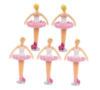 ABOOFAN 5 Pezzi Mini Ballet Dancer Doll Figurines for Music Box Elegant And Charming Ballet Ornaments for Collectors And Music Box Displays