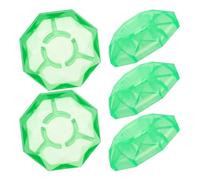 ABOOFAN 5 Pezzi Tappo Pedale Effetto Chitarra Fluorescente, Cappuccio Protezione in Plastica 10 Mm per Interruttore a Pedale, Accessori Pedalboard per Uso Live e Studio