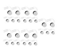 ABOOFAN 5 Set Foglio Di Elettrodi Pastiglie Professionali Comodi Cuscinetti in Silicone Tappetino Da Massaggio Portatile Sostituzione Pastiglie Idrogel Di Silicone Non Tessuto 10 Pezzi * 5