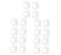 ABOOFAN 5 Set Portacanne Senza Fori Bastoni Per Tende Allungabili Bastoni Tende Estensibili Regolabile Estensibile Porta Asta Doccia Wc Accessorio Da Bagno Addominali Transparent 4 Pezzi*5