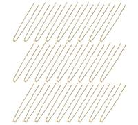 ABOOFAN 50 Forcine per Chioma Oro in Metallo Leggero Design Elegante a Onde, Supporto Confortevole per Acconciature Vintage, Perfette per Matrimoni e Feste