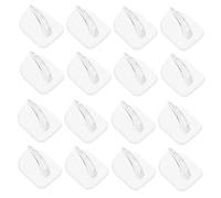 ABOOFAN 50 pezzi Mini Ganci Adesivi per Parete No- Ganci in Plastica Riutilizzabili e Non Danneggianti Appendini Facili da Rimuovere