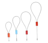 ABOOFAN 50 Pezzi Sigilli di Sicurezza Filo in Acciaio e Plastica, Facili da Usare e Affidabili per Spedizioni Rapide e Supermercati, Sigilli Resistenti e Sicuri Colore Casuale