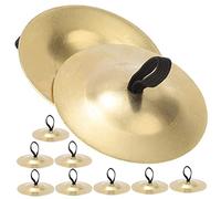 ABOOFAN 5paia Finger Cymbals for Kids Percussion Instruments for Belly Dancing Dance Parties and Entertainment Activities