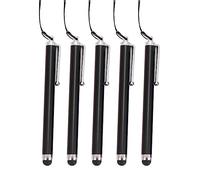 ABOOFAN 5pezzi Penna Capacitiva Touchscreen Con Punta in Silicone Da Cordino Anti-smarrimento Compatibile Con Smartphone e Tablet Protezione Schermo e Precisione Per Disegno e Scrittura
