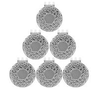ABOOFAN 6 Pezzi Clip per Cappello da Golf con Marcatori Pallina Argento Doppio Foro Fermaglio Magnetico per Posizionamento Preciso Palline Golf Accessori Allenamento e Gara