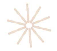 ABOOFAN 60 Pezzi Accessori per Ventilatori Fabbricazione Fan Portatile Potabile Nozze Ventaglio da Donna Fan del Tavolo Pieghevole Parà Delirio Tifoso Personale Mano Fare di Legno Beige